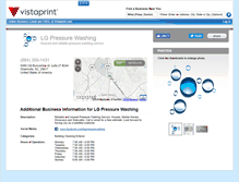 Tablet Screenshot of lgpressurewashing.com